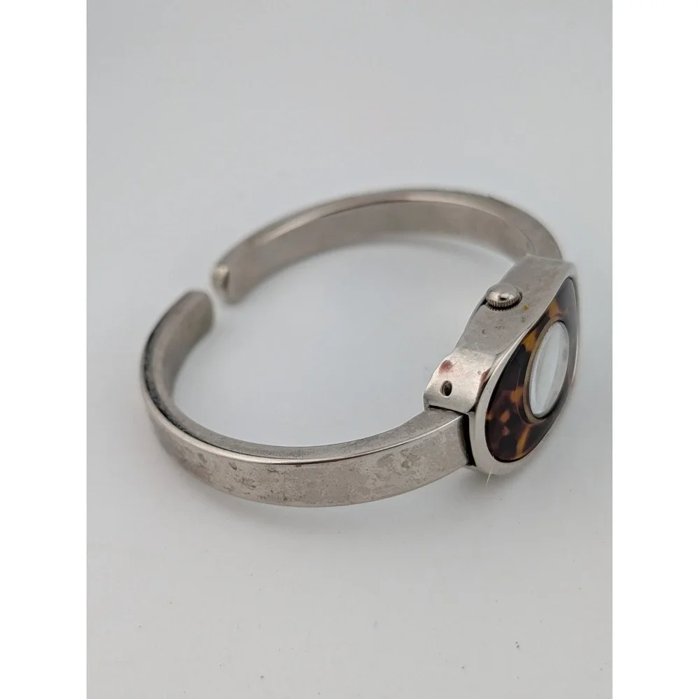 Gloria Vanderbilt Watch Women 20mm Case Crystal Accents Tortoiseshell- Working